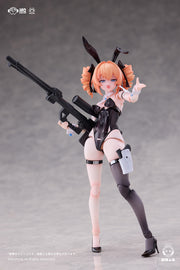 PRE-ORDER 1/12 Scale Sniper Leoni Articulated Figure Bunny Rapid Action Squad